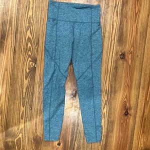 Heathered Teal leggings great condition Size XS